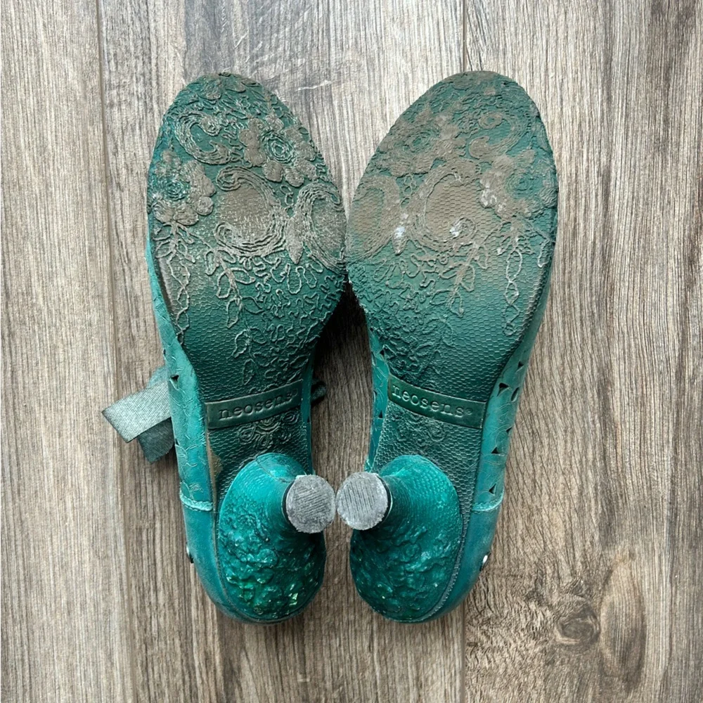 Neosens Turquoise Kitten Heels | 39 - Picture 7 of 9